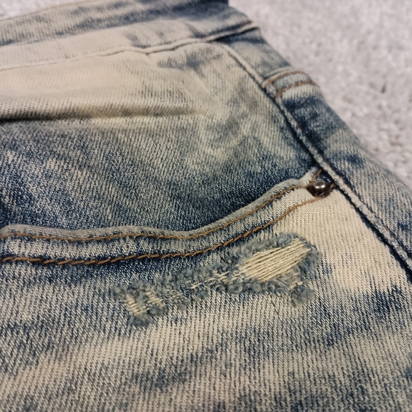 NEW WOT Tulones Currency Collection Men's Dust Wash Denim Jeans Size 34 NWOT - Picture 5 of 16